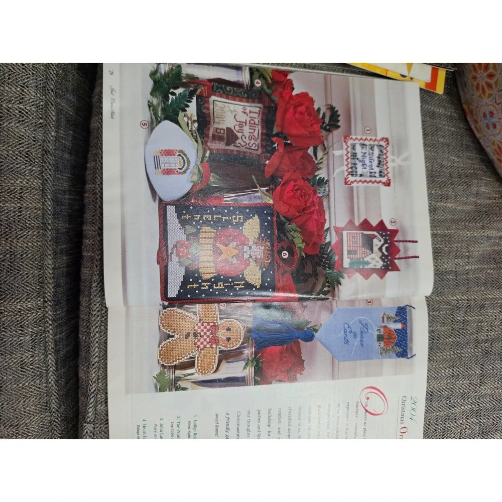 Just CrossStitch magazine 2004 special holiday issue patterns‎ vintage